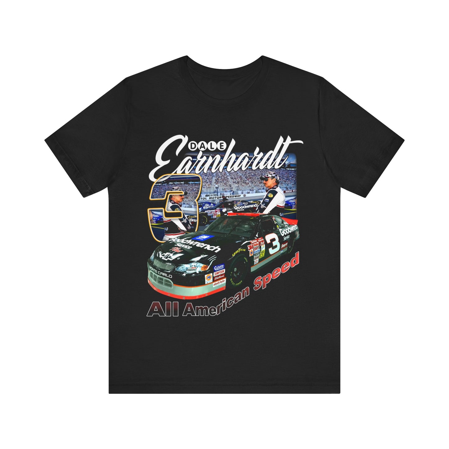 Vintage 90s Racing Bootleg Style T-Shirt DALE EARNHARDT Unisex Graphic Tee Shirt