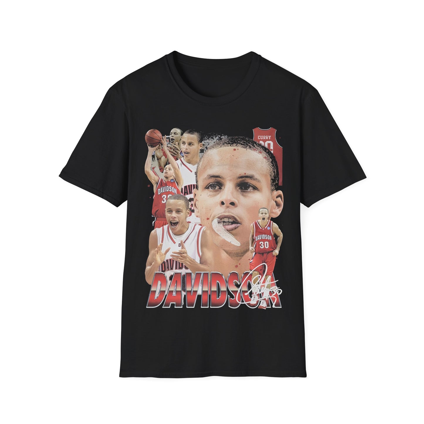 Vintage 90s Basketball Bootleg Style T-Shirt, STEPH COLLEGE Retro Basketball Shirt Unisex Graphic Tee