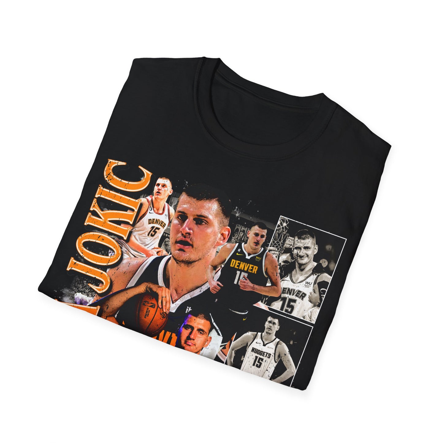Vintage 90s Basketball Bootleg Style T-Shirt, NIKOLA JOKIC Retro Basketball Shirt Unisex Graphic Tee