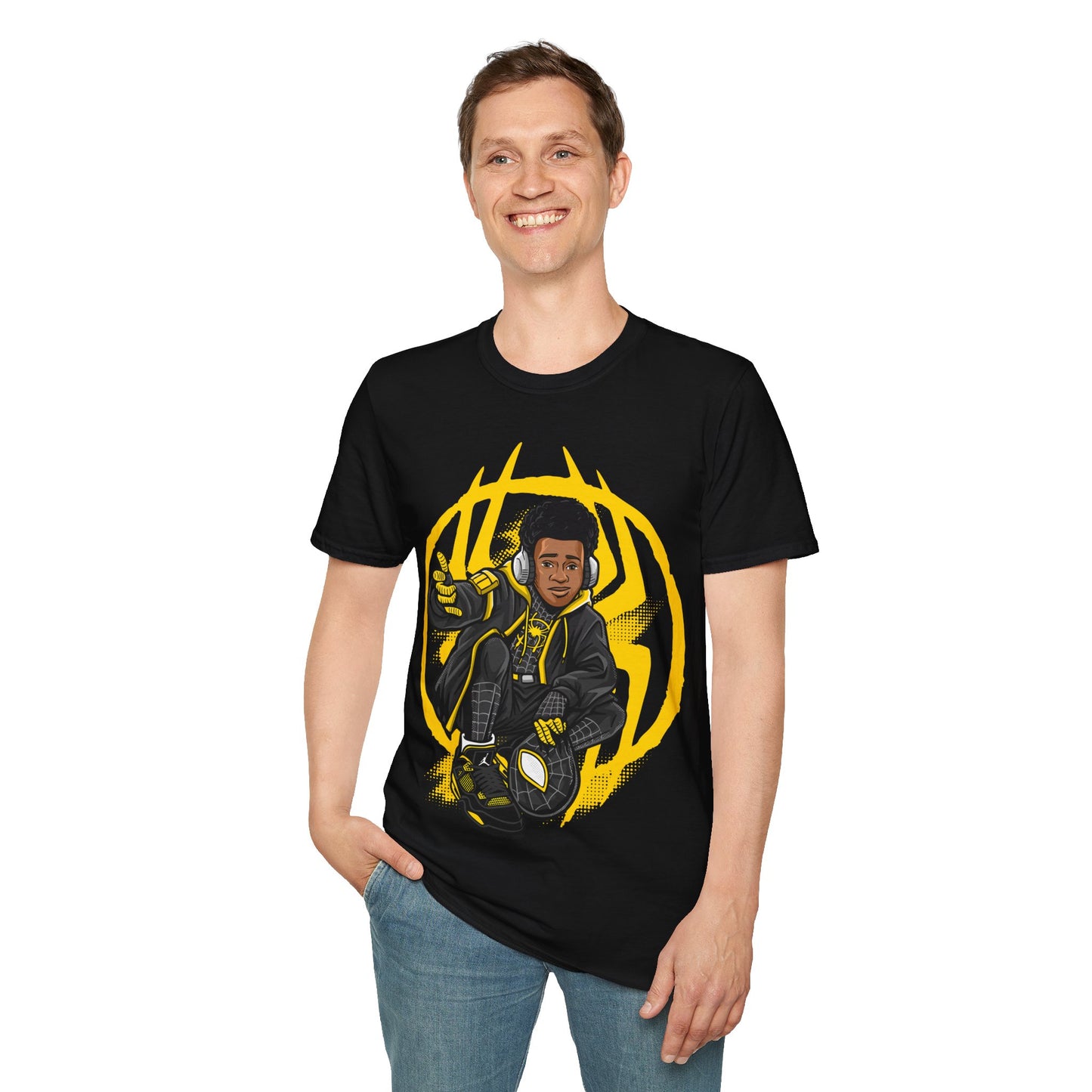 YELLOW THUNDER 4 MILES PREMIUM STREETWEAR Unisex Softstyle T-Shirt
