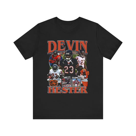 Vintage 90s Football Bootleg Style T-Shirt DEVIN HESTER Unisex Graphic Tee Shirt