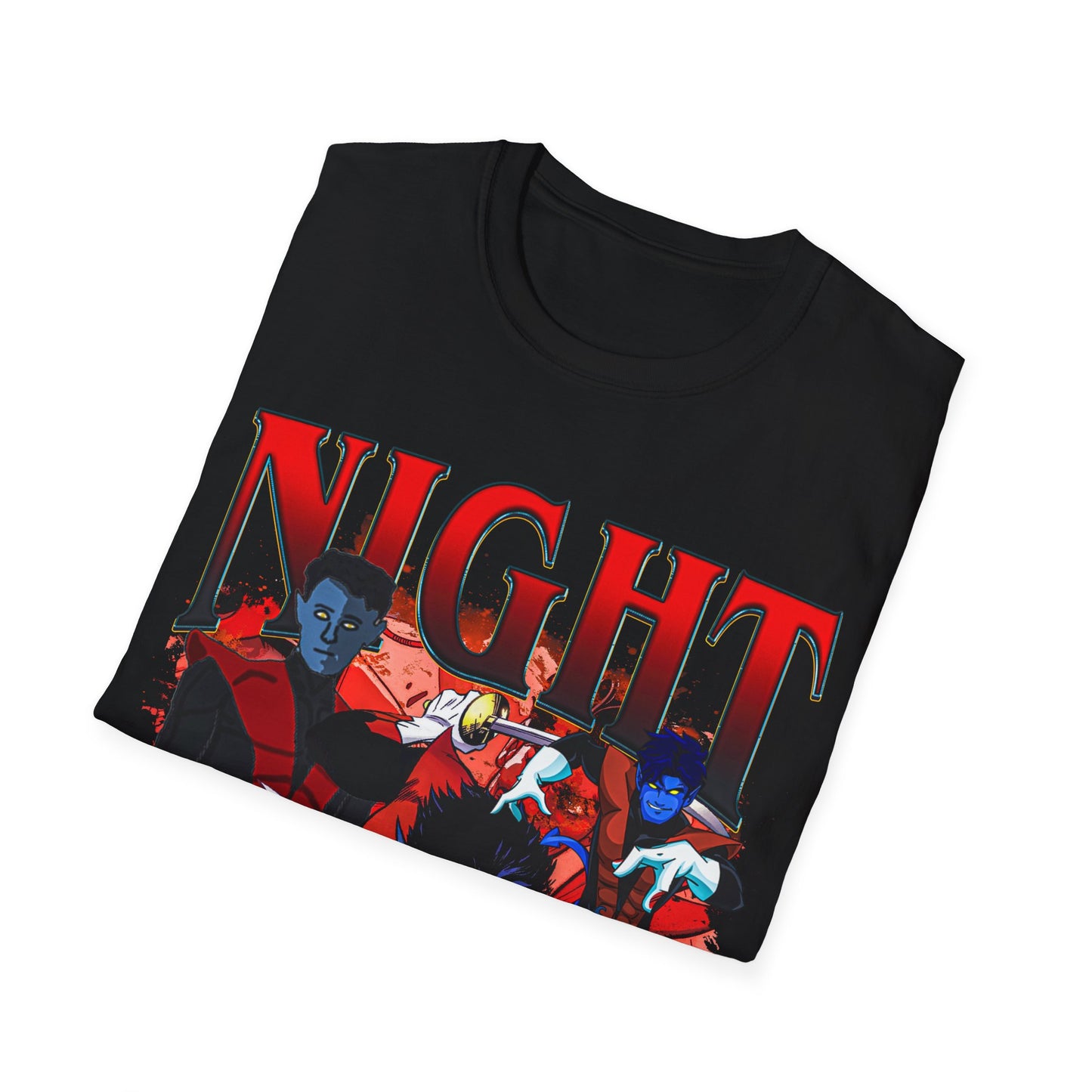 Vintage 90s Superheroes Bootleg Style T-Shirt, NIGHT CRAWLER Graphic Tee, Retro Superheroes Shirt Unisex Graphic Tee