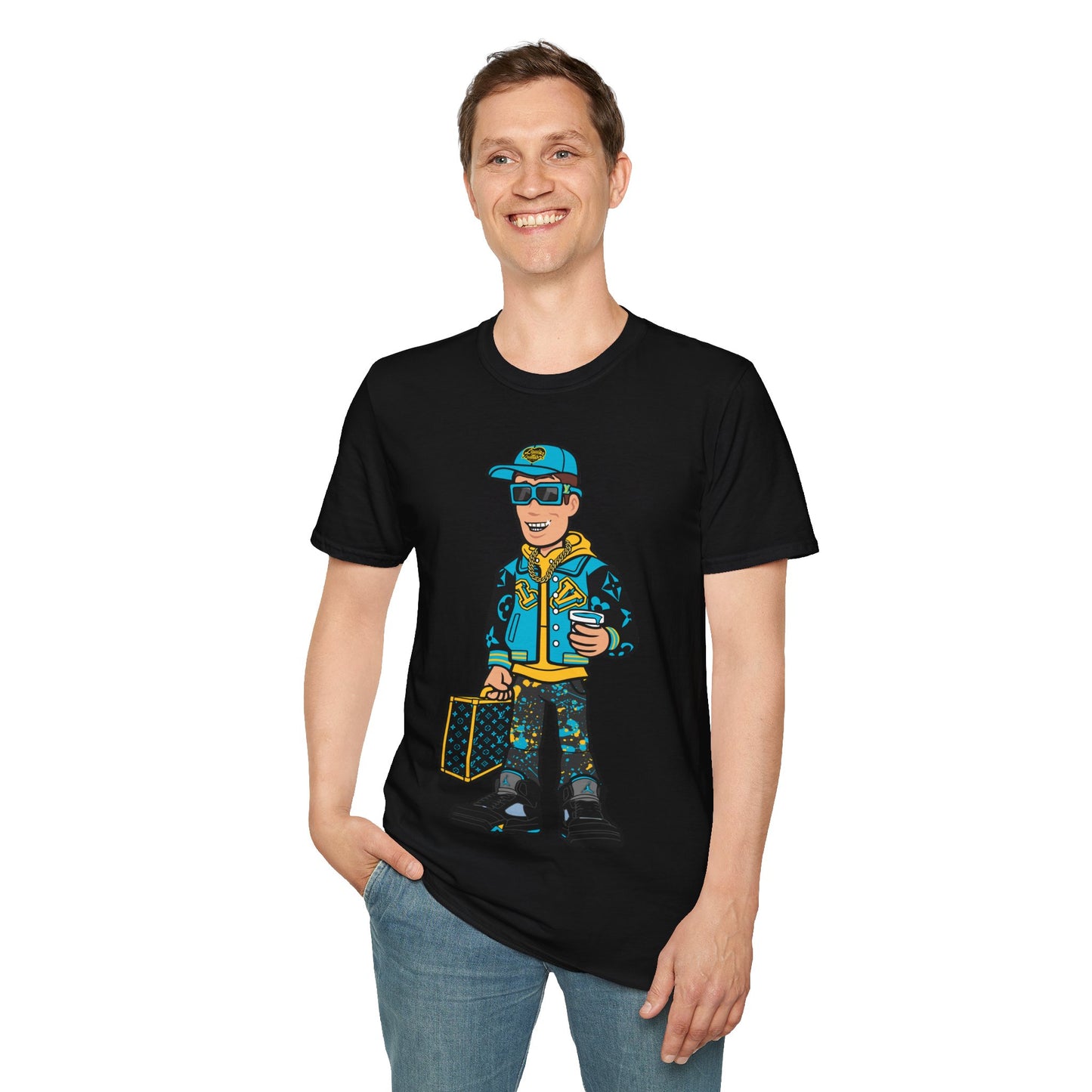 LV BLING PREMIUM STREETWEAR Unisex Softstyle T-Shirt