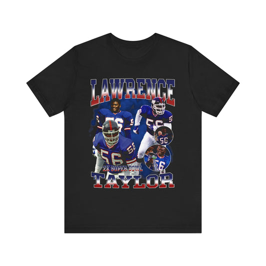 Vintage 90s Football Bootleg Style T-Shirt LAWRENCE TAYLOR Unisex Graphic Tee