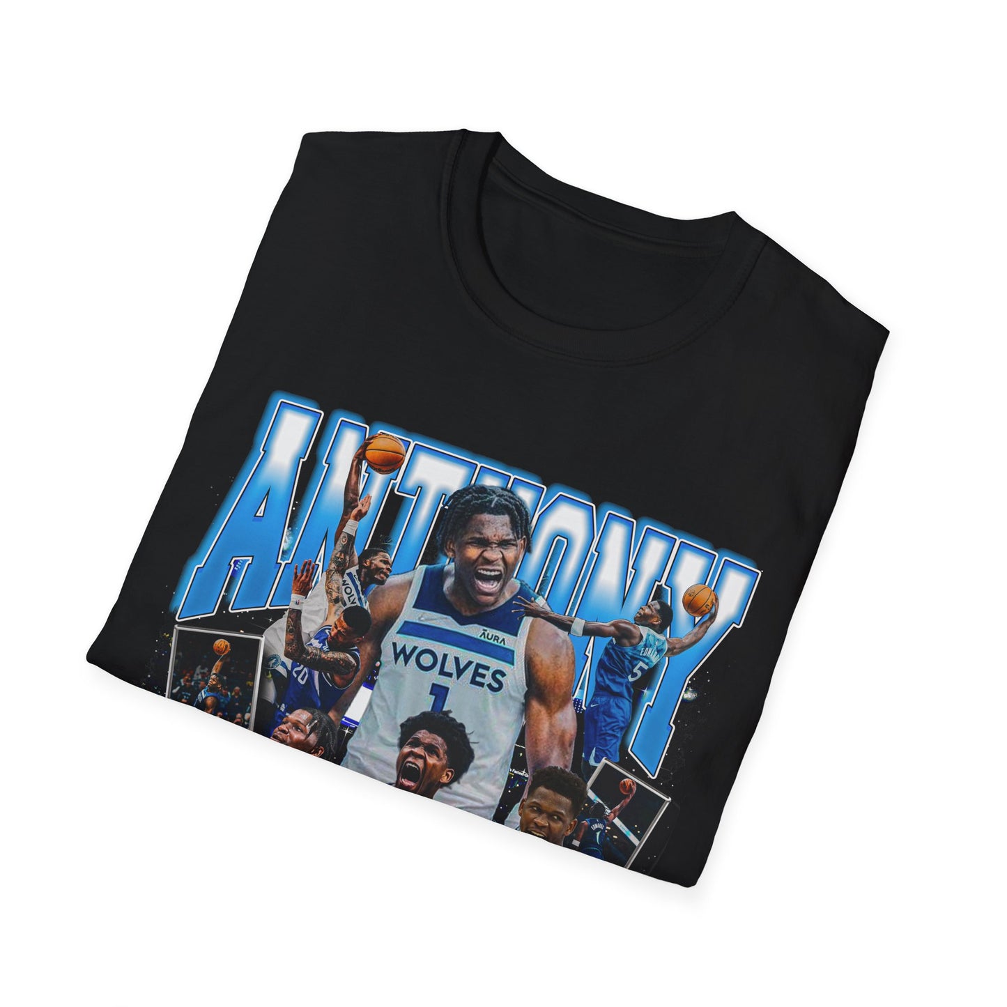 Vintage 90s Basketball Bootleg Style T-Shirt, ANTHONY EDWARDS AE Graphic Tee, Retro Basketball Shirt Unisex Graphic Tee
