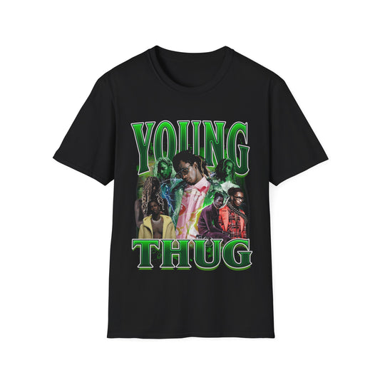 Vintage 90s Rap Bootleg Style T-Shirt, YOUNG THUG Vintage Graphic Tee, Retro Rap Shirt Unisex Graphic Tee Shirt
