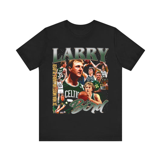 Vintage 90s Basketball Bootleg Style T-Shirt LARRY BIRD Unisex Graphic Tee Shirt