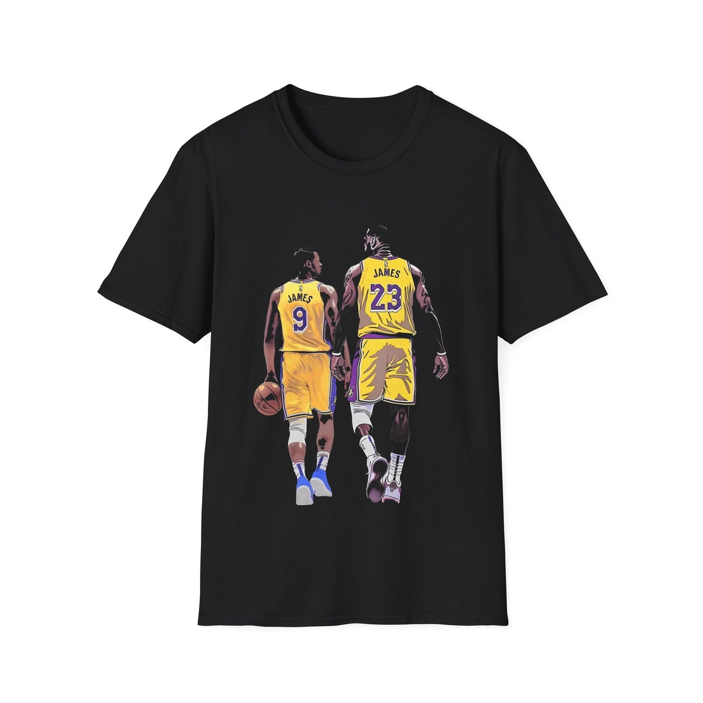 Vintage 90s Basketball Bootleg Style T-Shirt, 9 AND 23 Retro Basketball Shirt Unisex Graphic Tee