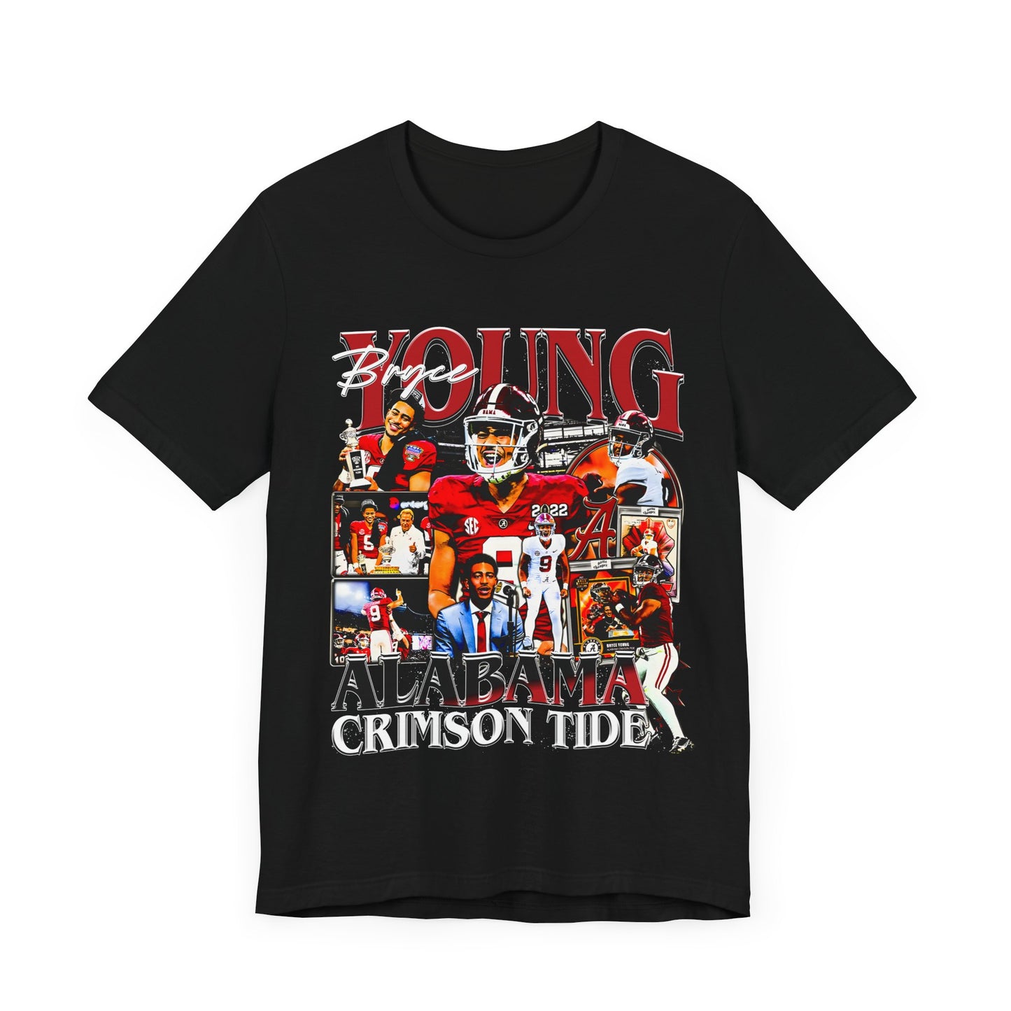 Vintage 90s Football Bootleg Style TShirt BRYCE YOUNG Unisex Graphic Tee Shirt