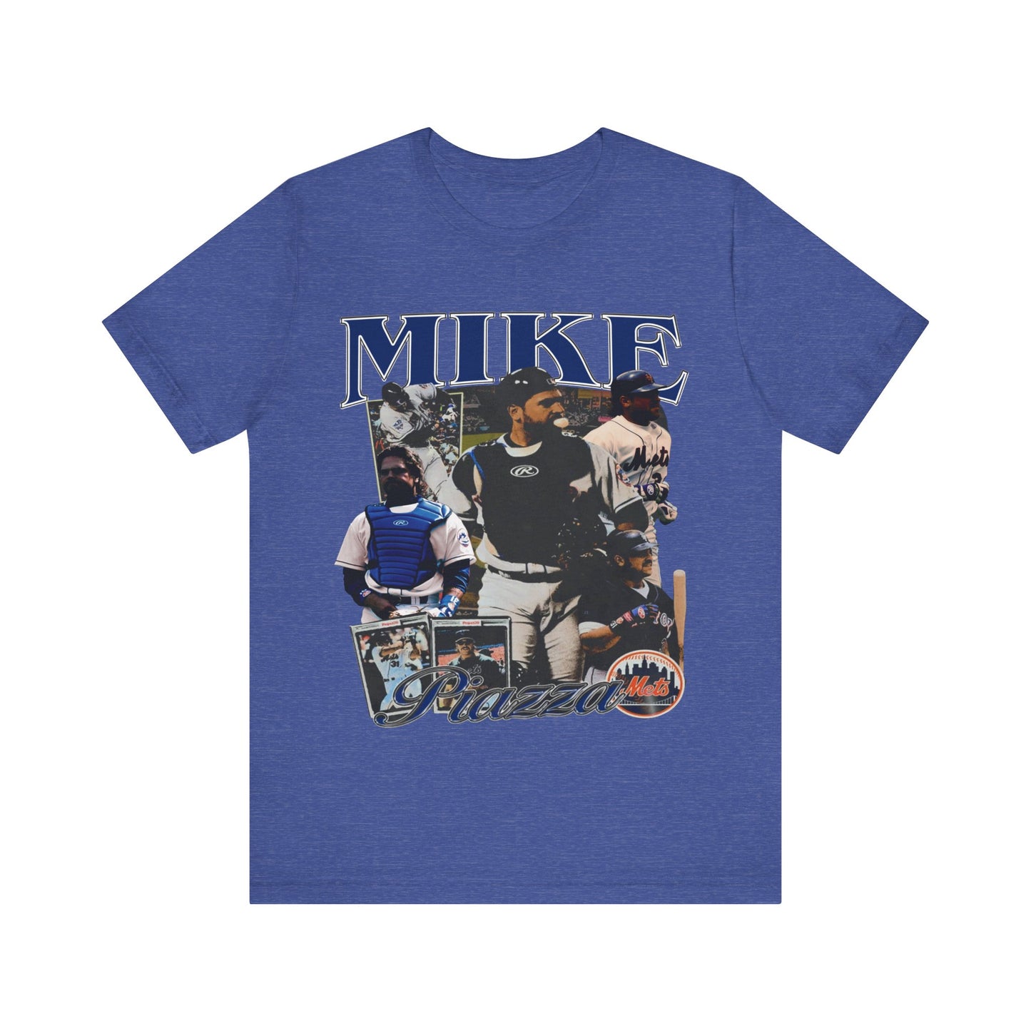 Vintage 90s Baseball Bootleg Style T-Shirt MIKE PIAZZA Unisex Graphic Tee Shirt