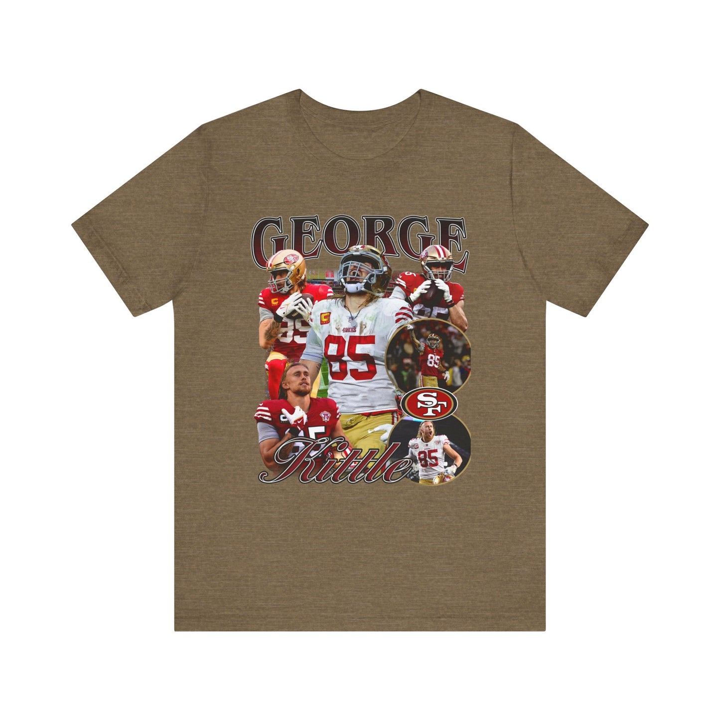 Vintage 90s Football Bootleg Style T-Shirt, GEORGE KITTLE Unisex Tee Shirt