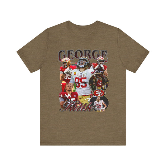 Vintage 90s Football Bootleg Style T-Shirt, GEORGE KITTLE Unisex Tee Shirt