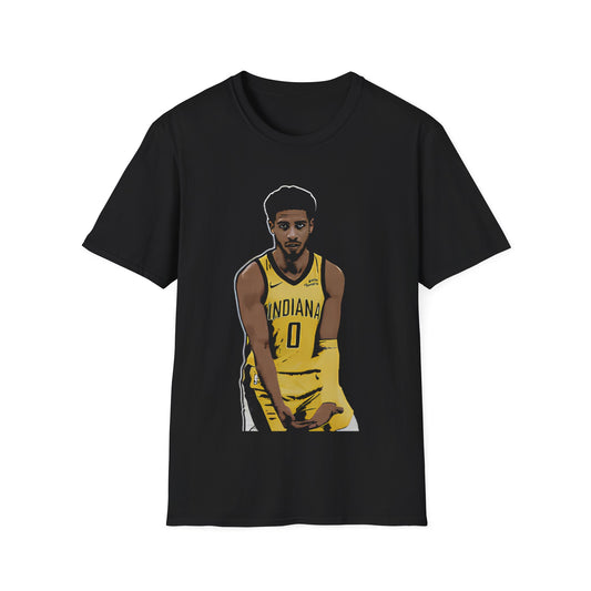 Vintage 90s Basketball Bootleg Style T-Shirt, TYRESE HALIBURTON Retro Basketball Shirt Unisex Graphic Tee