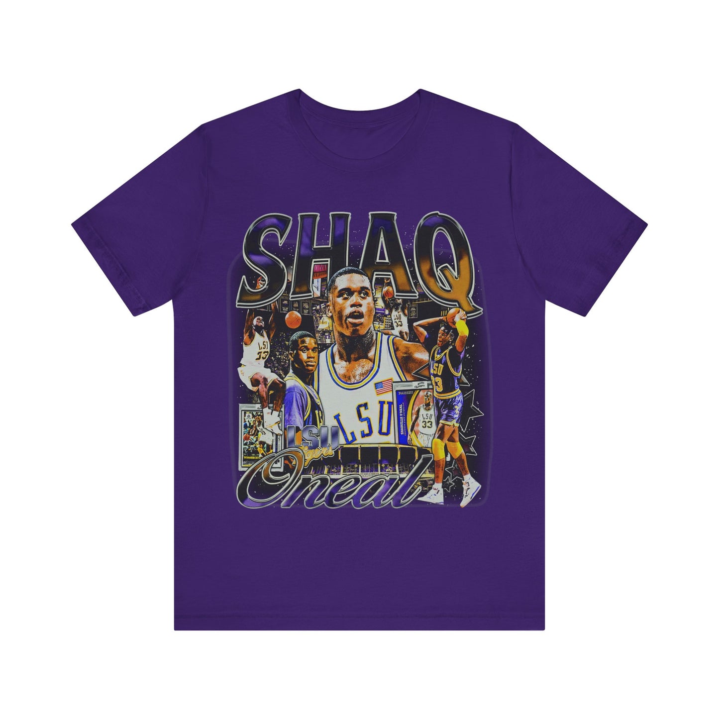 Vintage 90s Basketball Bootleg Style TShirt SHAQ 90s Unisex Graphic Tee Shirt