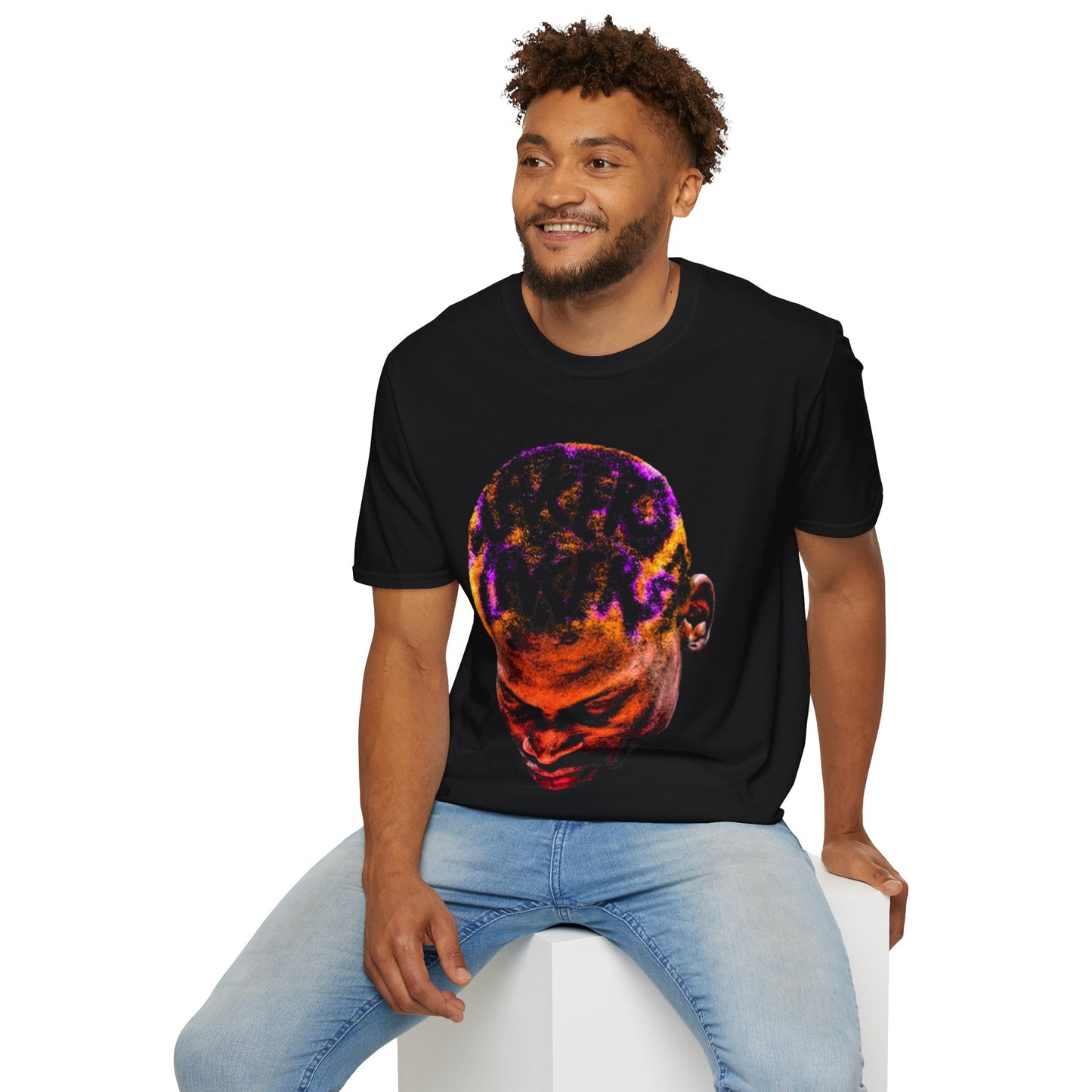 Vintage 90s Basketball Bootleg Style T-Shirt, RODMAN PURPLE AND YELLOW Retro Basketball Shirt Unisex Graphic Tee