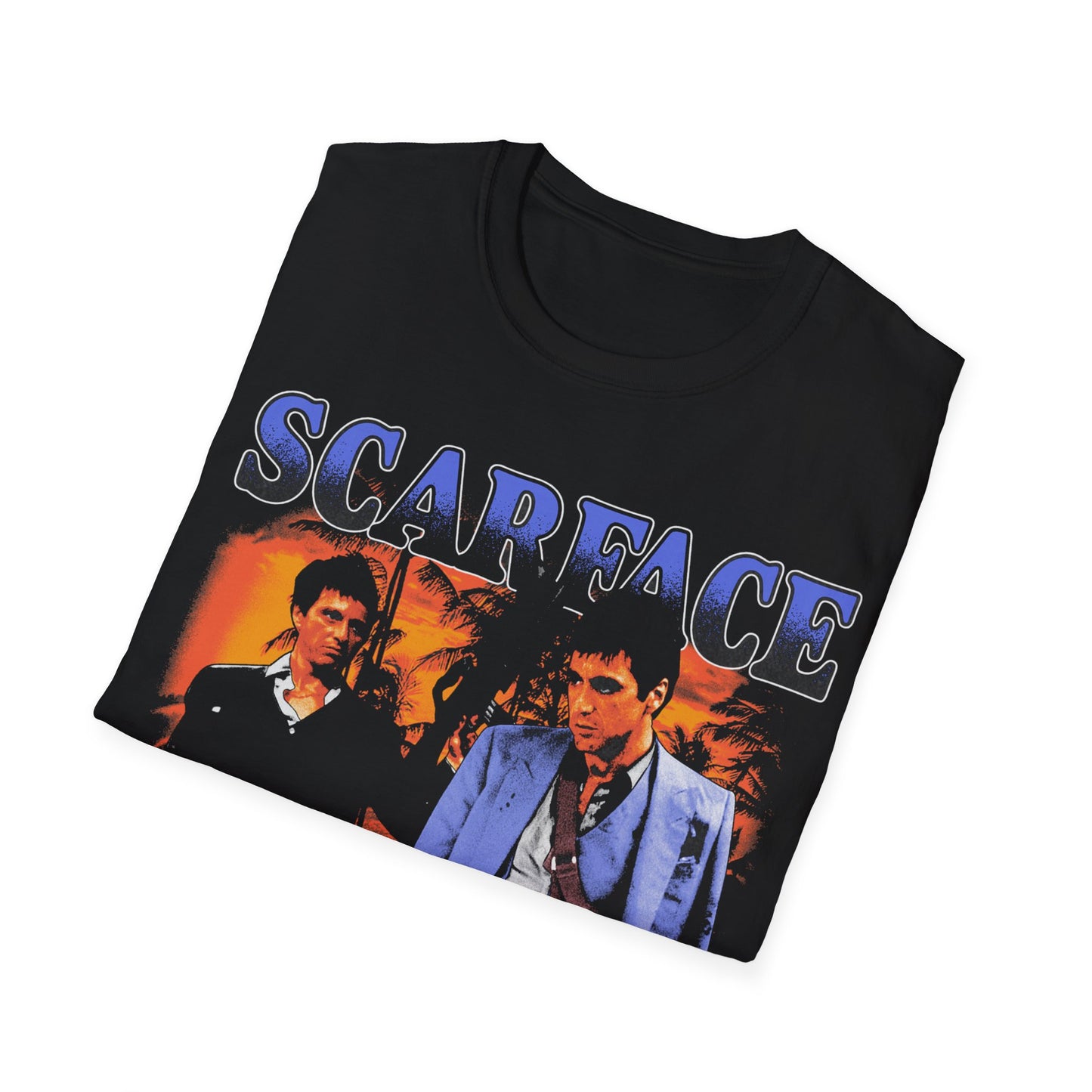 Vintage 90s Pop Culture Bootleg Style T-Shirt, SCARFACE Retro Shirt Unisex Graphic Tee