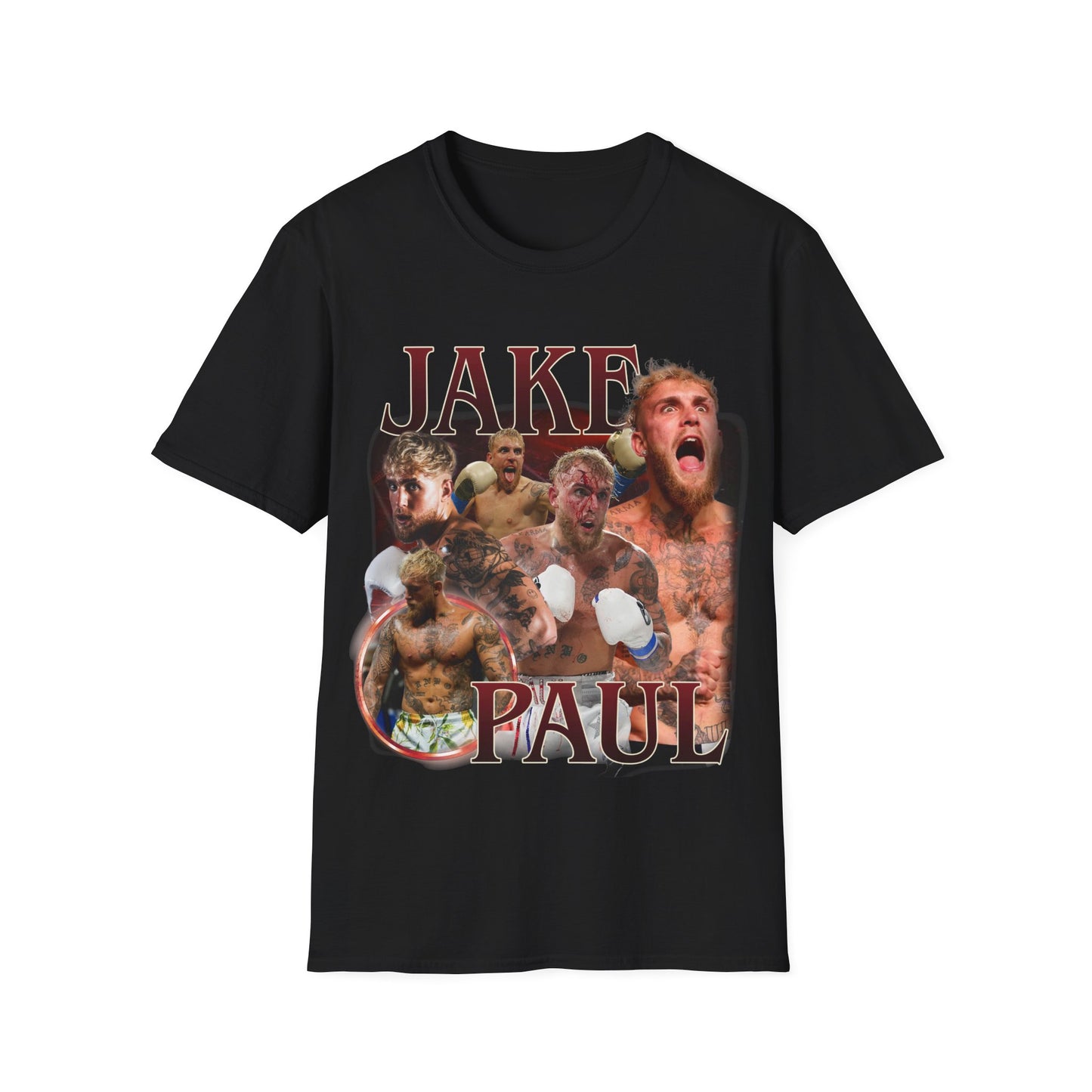 Vintage 90s Bootleg Style T-Shirt, Fighter JAKE PAUL Vintage Graphic Tee, Retro Fighter Shirt Unisex Graphic Tee Shirt