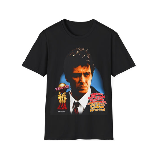 Vintage 90s Pop Culture Bootleg Style T-Shirt, SCARFACE Retro Shirt Unisex Graphic Tee