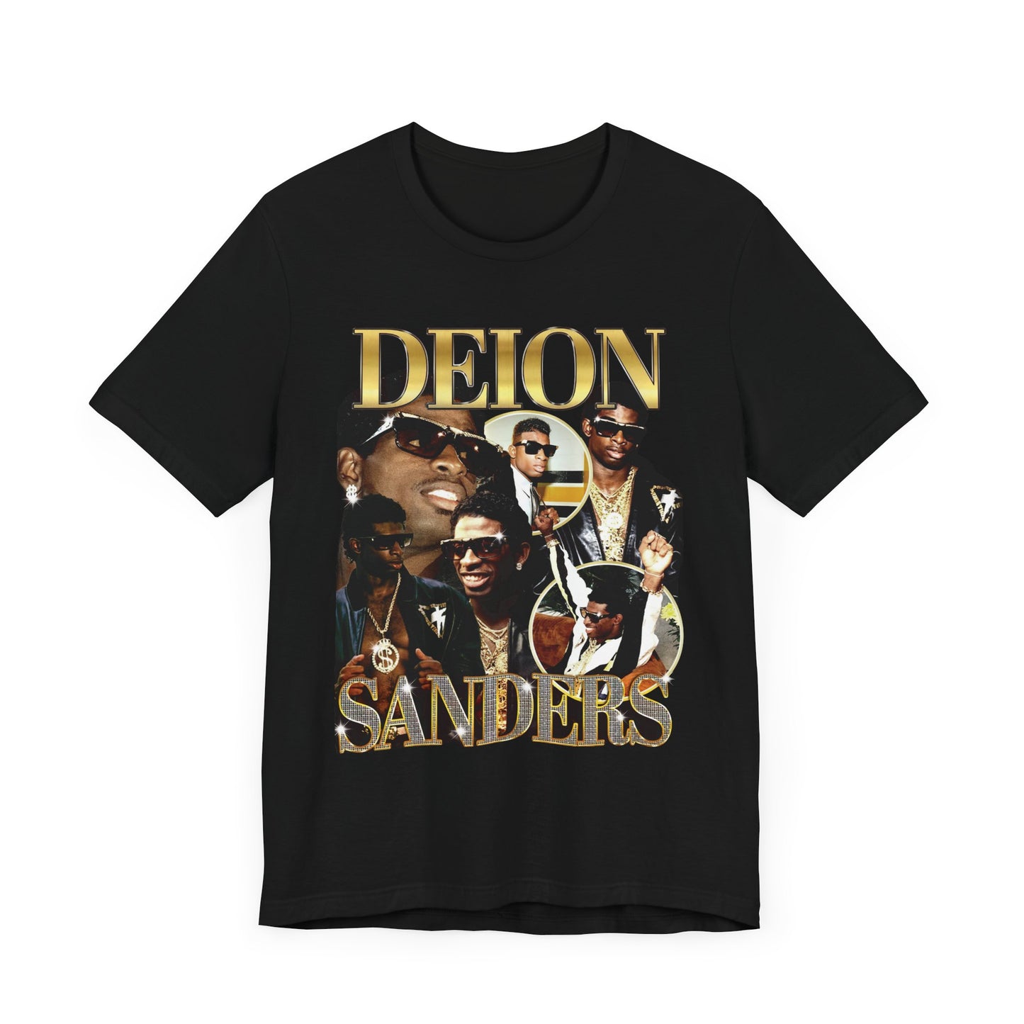 Vintage 90s Football Bootleg Style T-Shirt, DEION SANDERS Unisex Tee Shirt