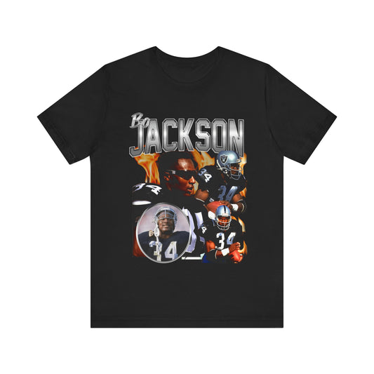Vintage 90s Football Bootleg Style T-Shirt BO JACKSON 90s Unisex Graphic Tee