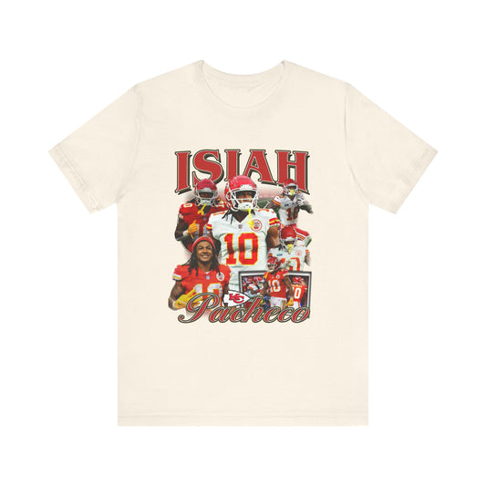 Vintage 90s Football Bootleg Style T-Shirt, ISIAH PACHECO Unisex Tee Shirt