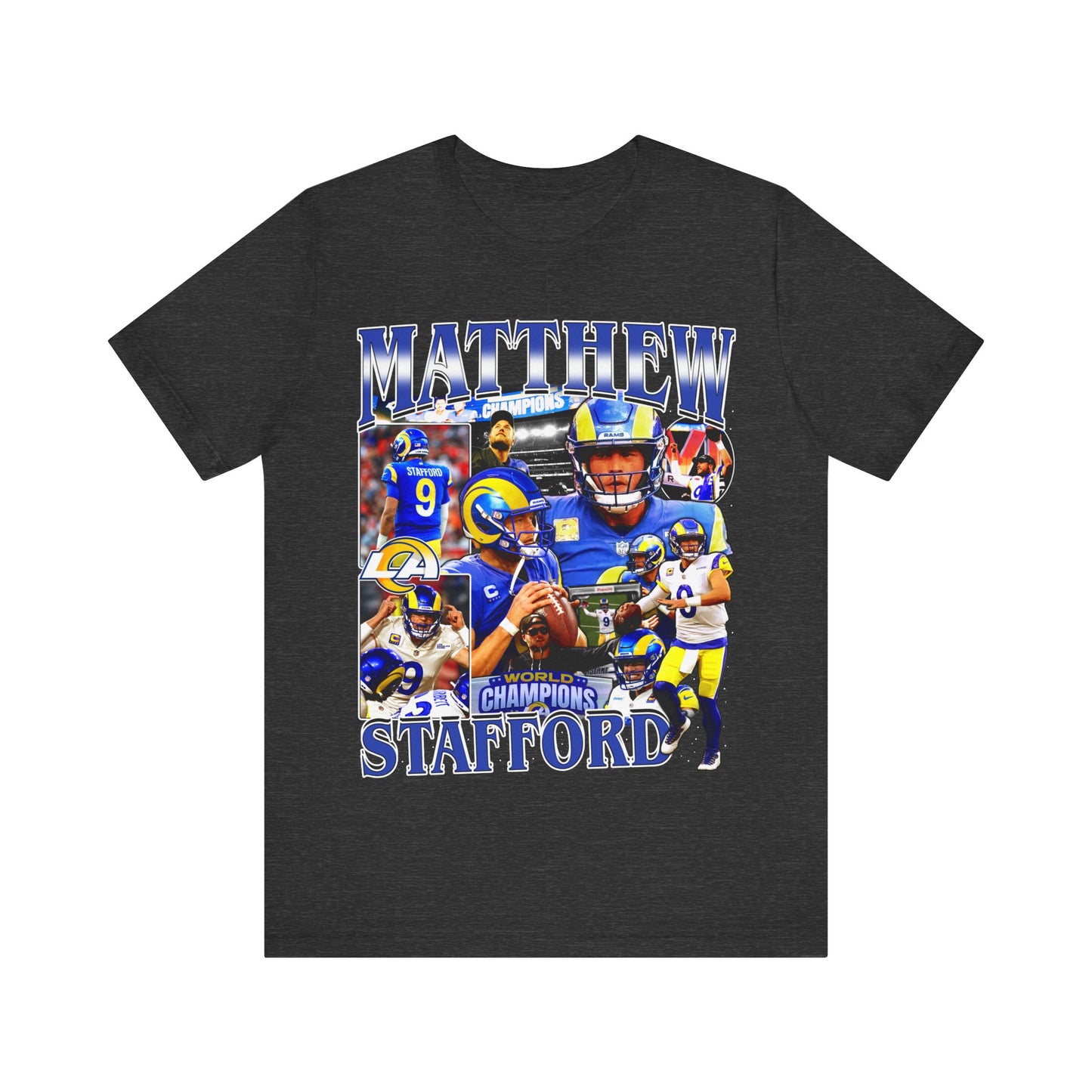 Vintage 90s Football Bootleg Style TShirt MATTHEW STAFFORD Unisex Graphic Tee