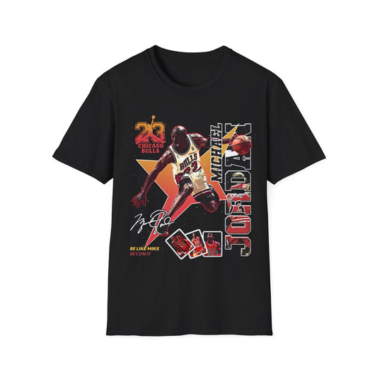 Vintage 90s Basketball Bootleg Style T-Shirt, MICHAEL JORDAN ENERGY 23 Graphic Tee, Retro Basketball Shirt Unisex Graphic Tee