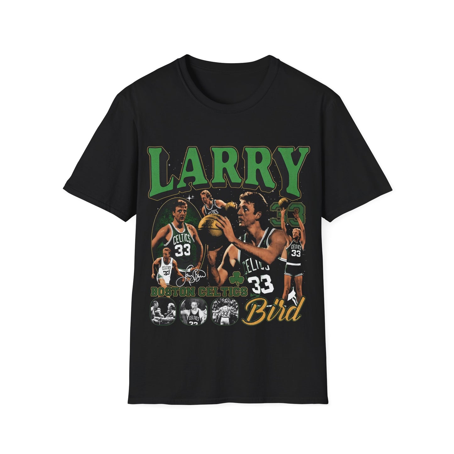 Vintage 90s Basketball Bootleg Style T-Shirt, LARRY BIRD Retro Basketball Shirt Unisex Graphic Tee