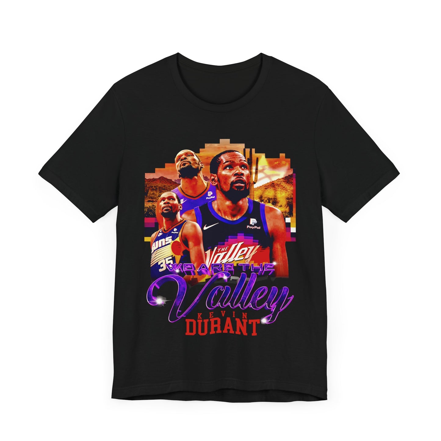 Vintage 90s Basketball Bootleg Style T-Shirt, KEVIN DURANT The Valley Unisex Tee