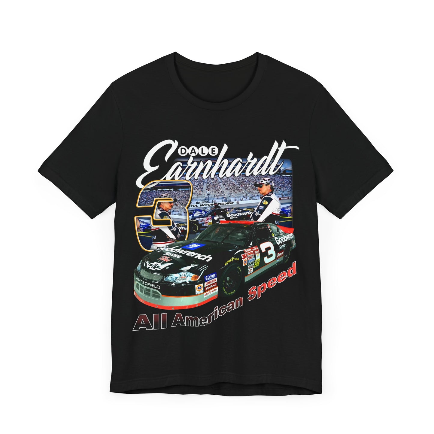 Vintage 90s Racing Bootleg Style T-Shirt DALE EARNHARDT Unisex Graphic Tee Shirt
