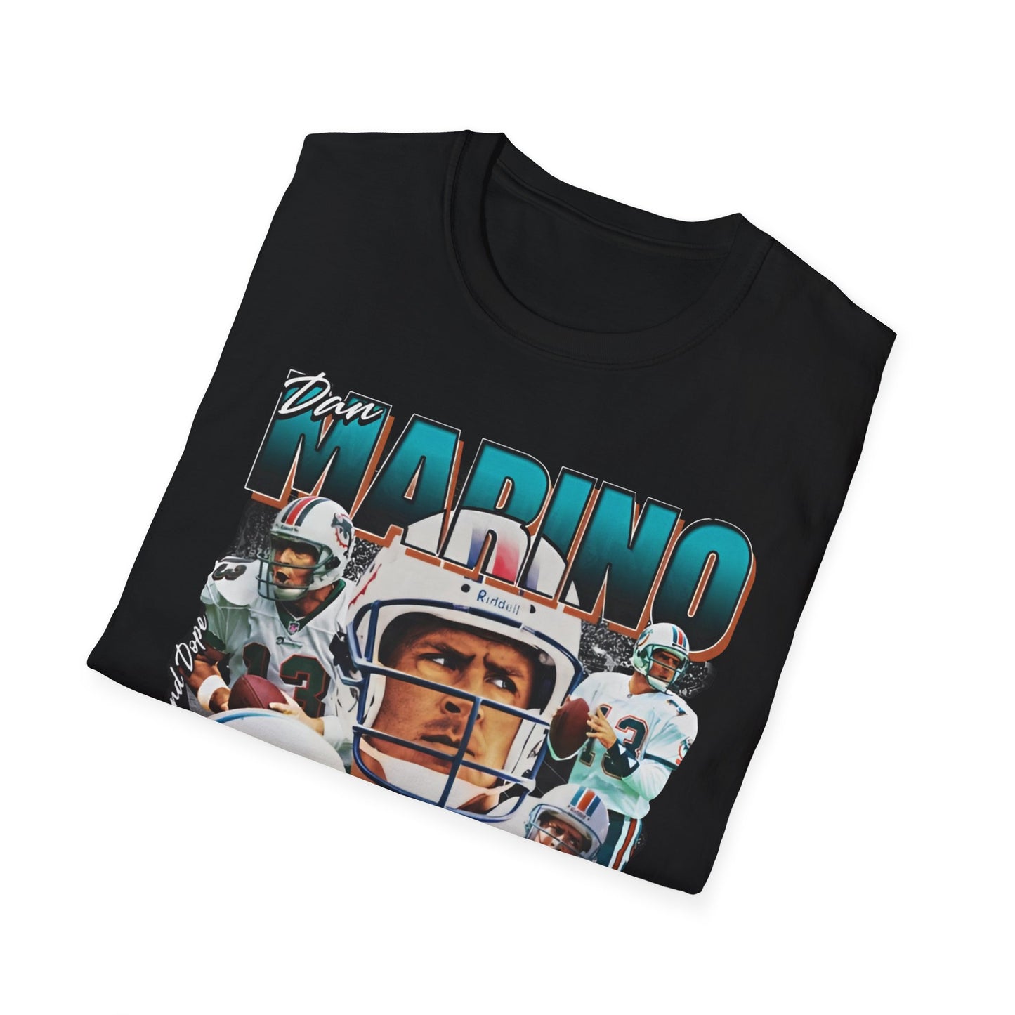 Vintage 90s Football Bootleg Style T-Shirt, DAN MARINO 13 Vintage Graphic Tee, Retro Football Shirt Unisex Graphic Tee Shirt