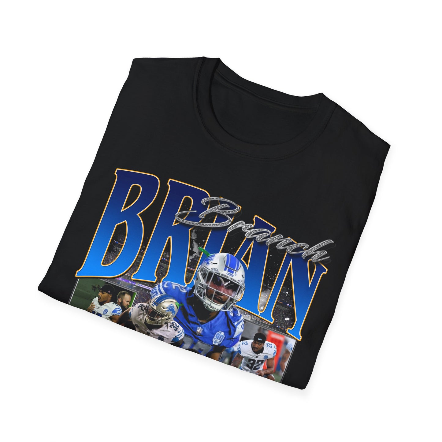 Vintage 90s Football Bootleg Style T-Shirt, BRIAN BRANCH Vintage Graphic Tee, Retro Football Shirt Unisex Graphic Tee Shirt