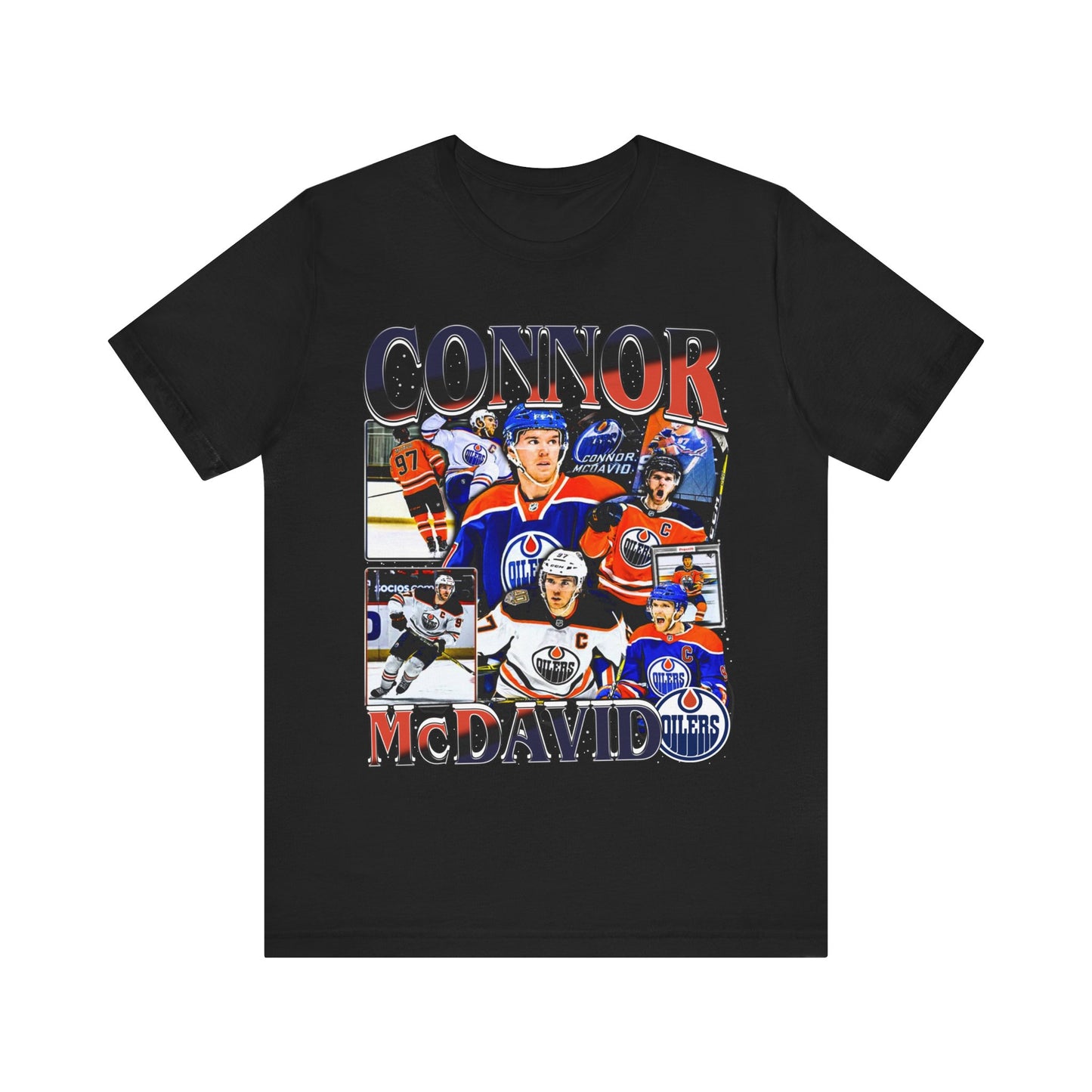 Vintage 90s Hockey Bootleg Style T-Shirt, CONNOR MCDAVID Graphic Tee, Retro Hockey Shirt Unisex Graphic Tee