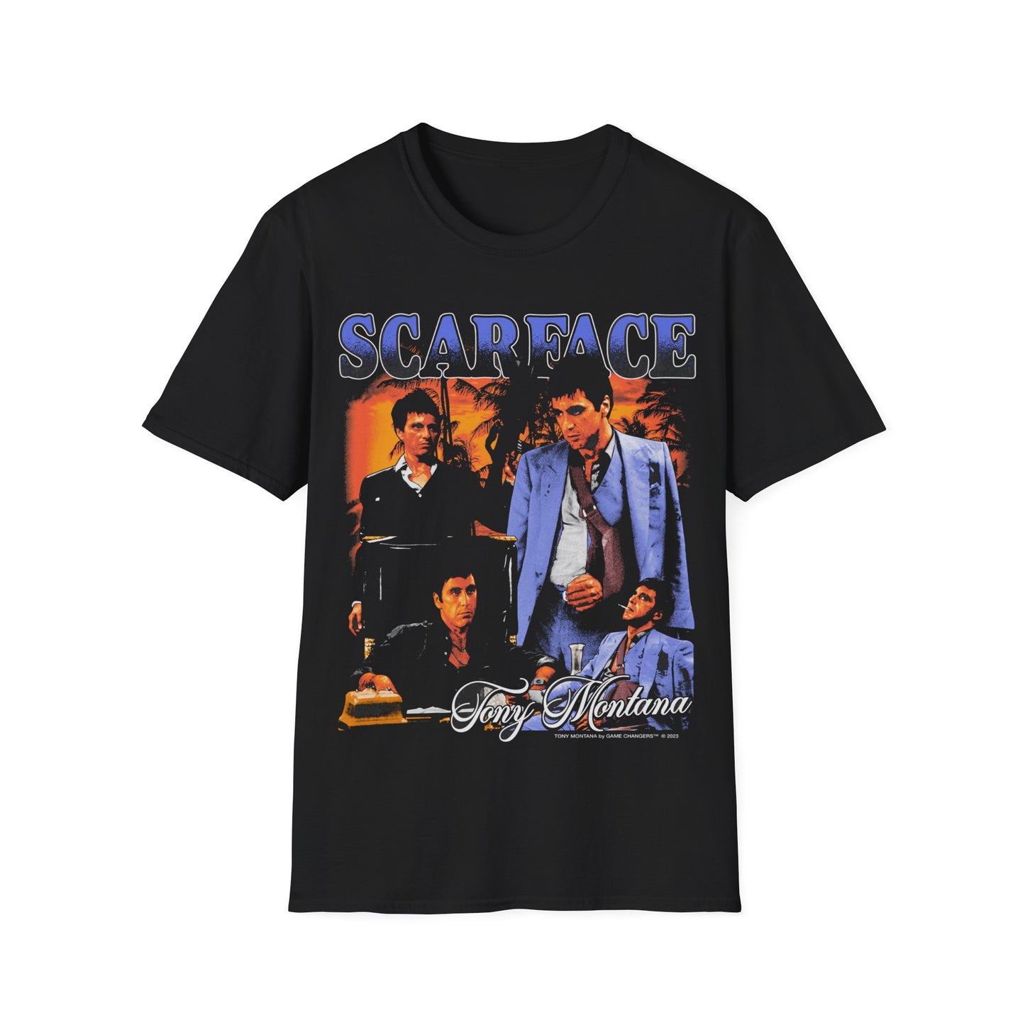 Vintage 90s Pop Culture Bootleg Style T-Shirt, SCARFACE Retro Shirt Unisex Graphic Tee