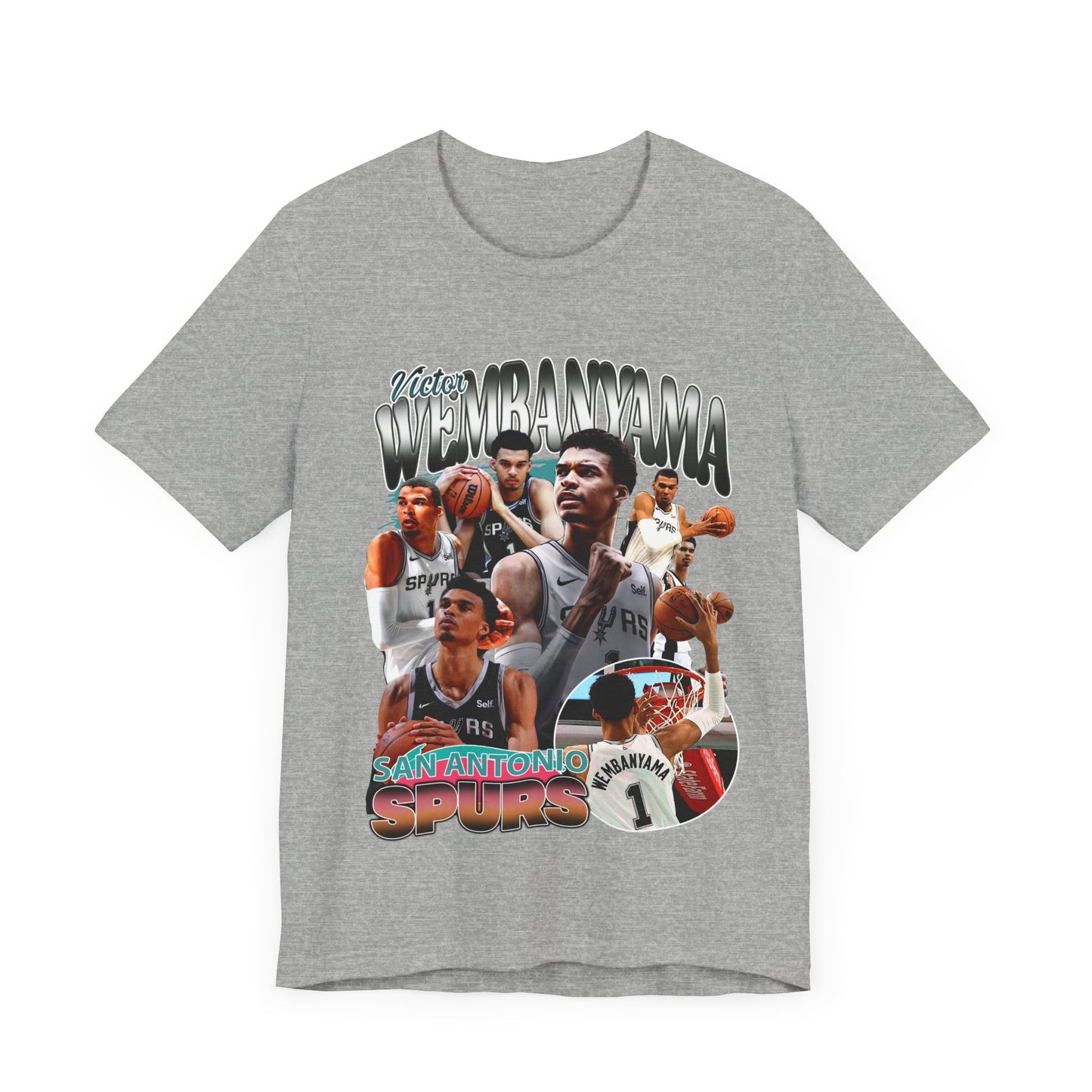 Vintage 90s Basketball Bootleg Style TShirt VICTOR WEMBANYAMMA Unisex Tee Shirt