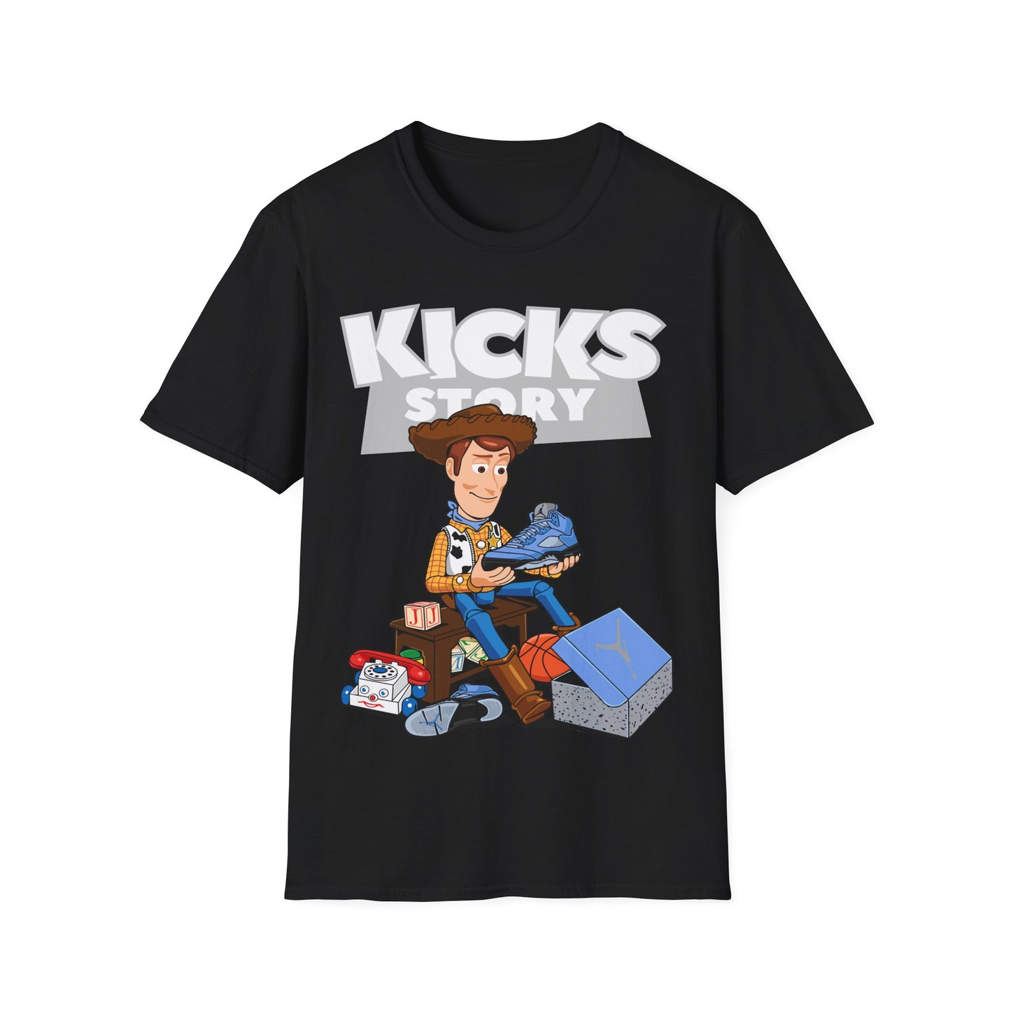 KICKS STORY PREMIUM STREETWEAR Unisex Softstyle T-Shirt