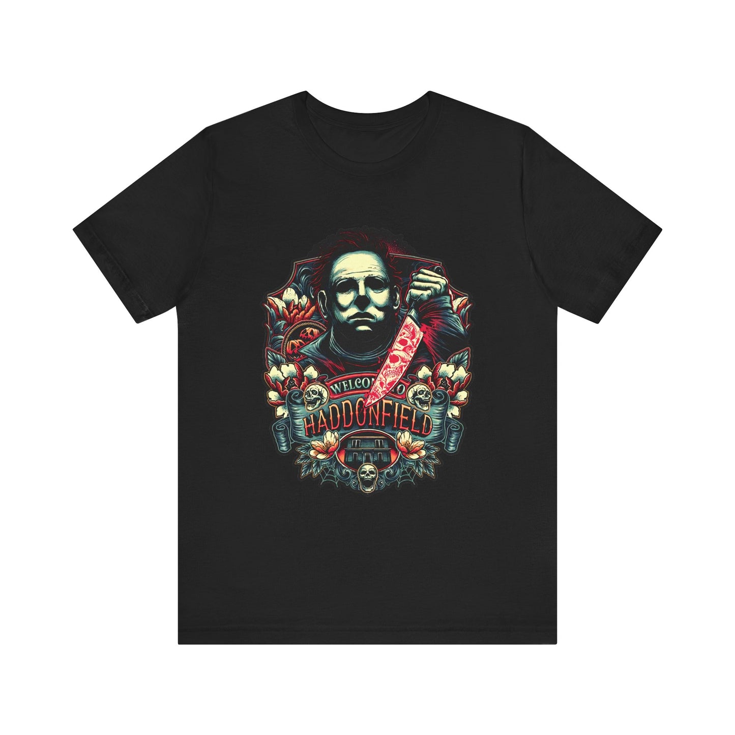 HALLOWEEN MICHAEL MYERS Vintage Unisex Jersey Short Sleeve Tee