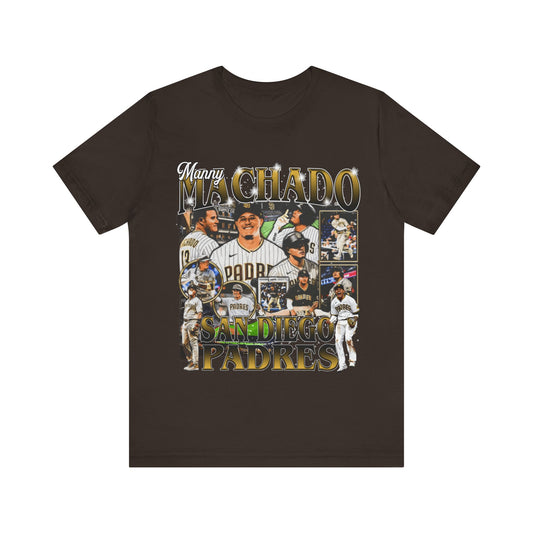 Vintage 90s Baseball Bootleg Style T-Shirt MANNY MACHADO 90s Unisex Graphic Tee