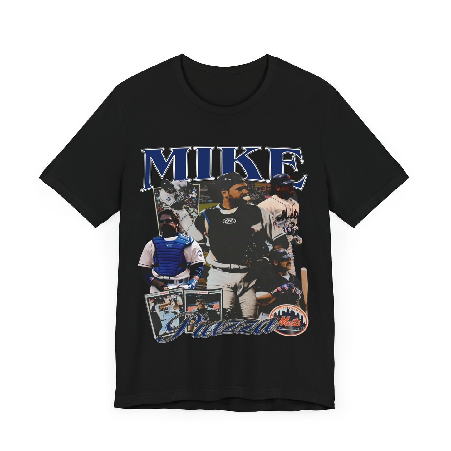 Vintage 90s Baseball Bootleg Style T-Shirt MIKE PIAZZA Unisex Graphic Tee Shirt