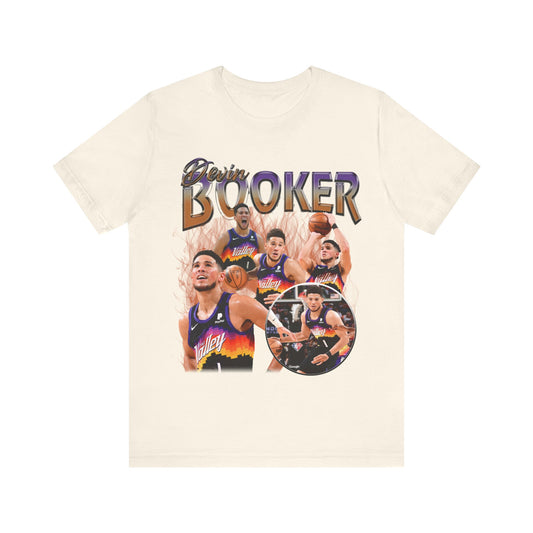 Vintage 90s Basketball Bootleg Style TShirt DEVIN BOOKER 90s Unisex Graphic Tee