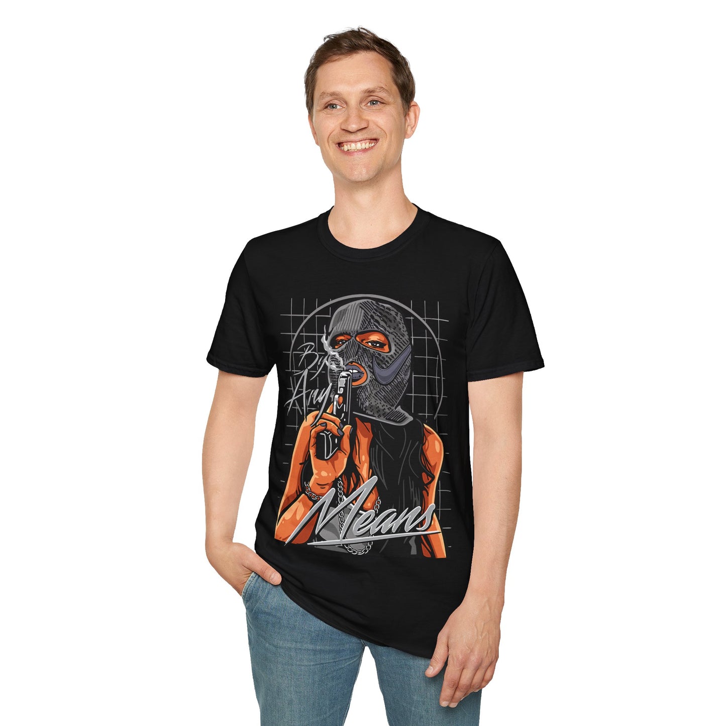 BY ANY MEANS PREMIUM STREETWEAR Unisex Softstyle T-Shirt