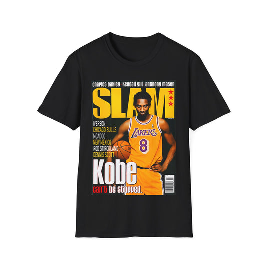 Vintage 90s Basketball Bootleg Style T-Shirt, KOBE BRYANT SLAM COVER Graphic Tee, Retro Basketball Shirt Unisex Graphic Tee