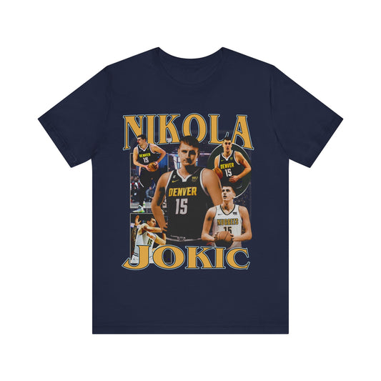 Vintage 90s Basketball Bootleg Style T-Shirt NIKOLA JOKIC Unisex Graphic Tee
