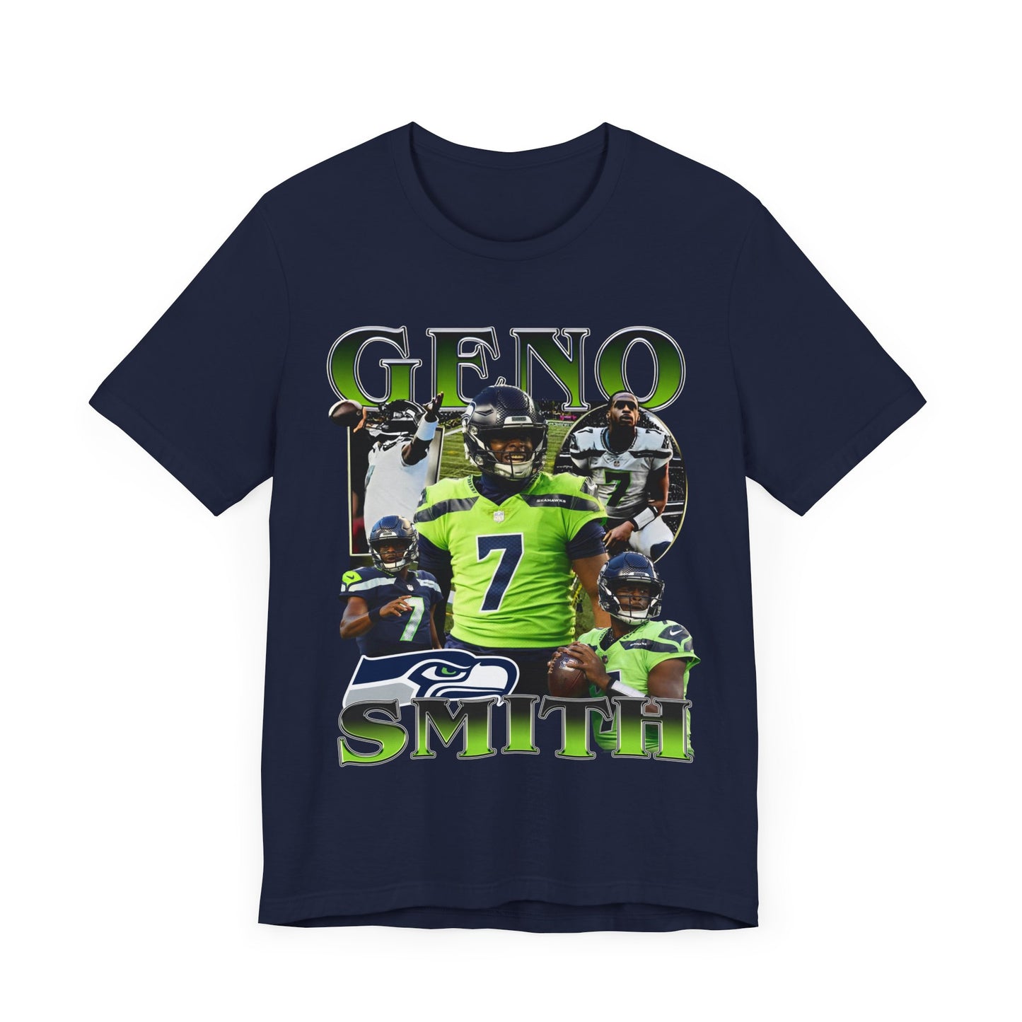Vintage 90s Football Bootleg Style TShirt GENO SMITH Unisex Graphic Tee Shirt
