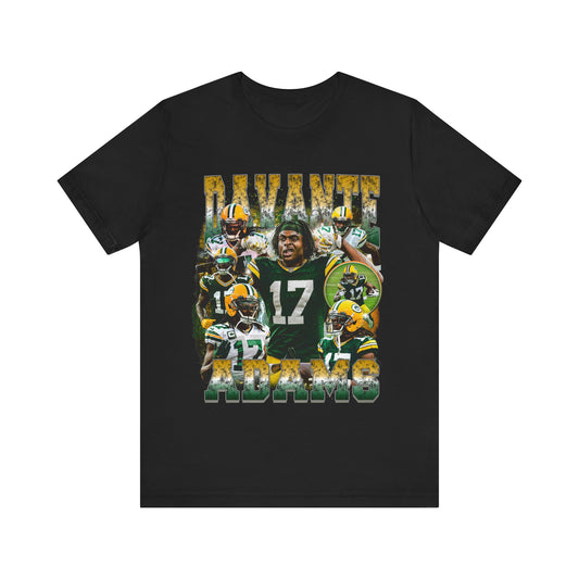 Vintage 90s Football Bootleg Style T-Shirt DAVANTE ADAMS GB Unisex Graphic Tee