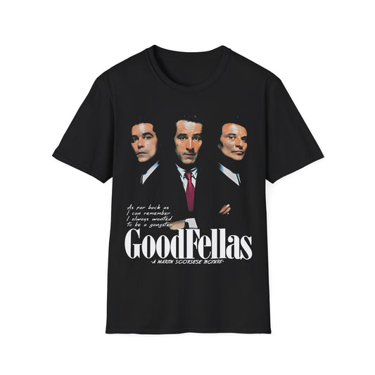 Vintage 90s Pop Culture Bootleg Style T-Shirt, GOODFELLAS Retro Shirt Unisex Graphic Tee