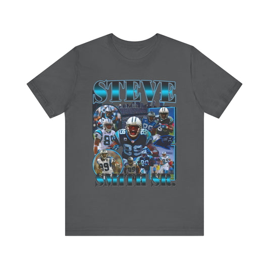 Vintage 90s Football Bootleg Style TShirt STEVE SMITH SR Unisex Graphic Tee