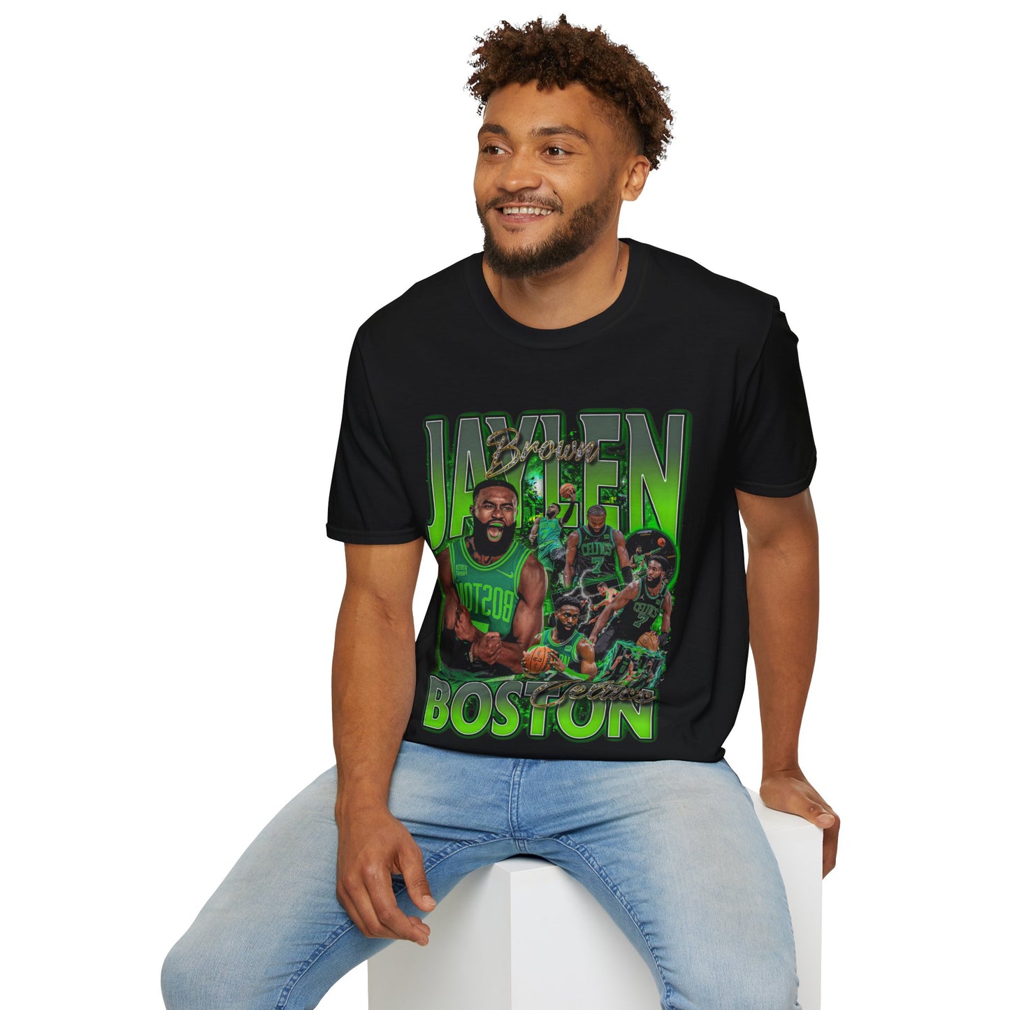 Vintage 90s Basketball Bootleg Style T-Shirt, JAYLEN BROWN Retro Basketball Shirt Unisex Graphic Tee
