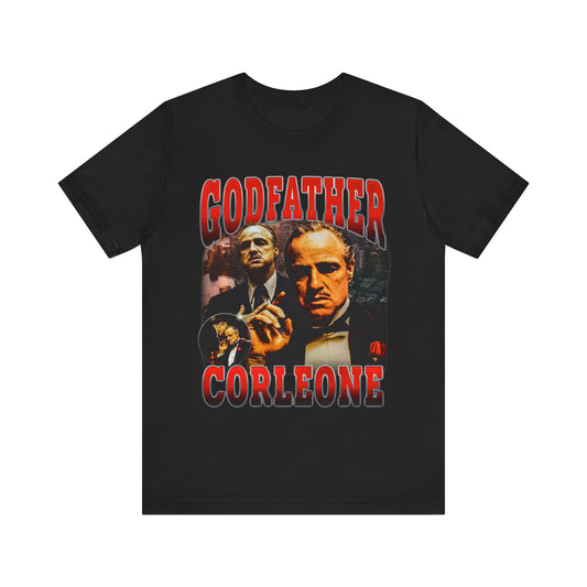 Vintage 90s Rap Bootleg Style T-Shirt, GODFATHER CORLEONE Graphic Tee, Retro Rap Shirt Unisex Graphic Tee
