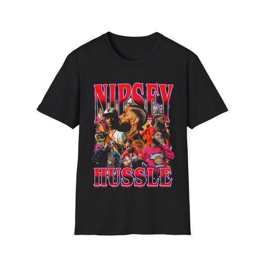 Vintage 90s Rap Bootleg Style T-Shirt, NIPSEY HUSSLE Vintage Graphic Tee, Retro Rap Shirt Unisex Graphic Tee Shirt